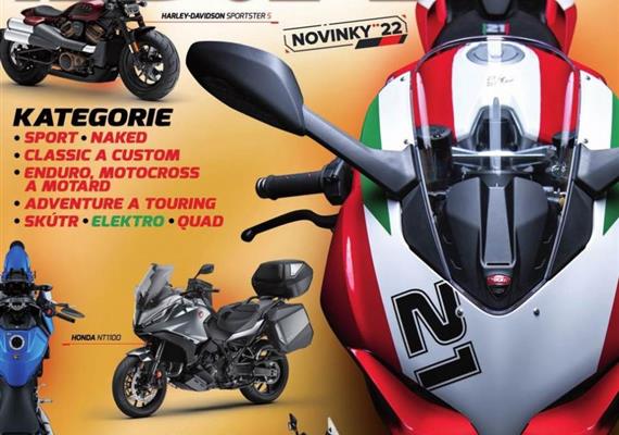 Motorbike Katalog motocyklů, skútrů a čtyřkolek 2022