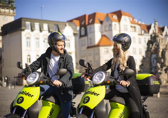 Sdílené elektrické skútry BeRider brzy odstartují i v Brně